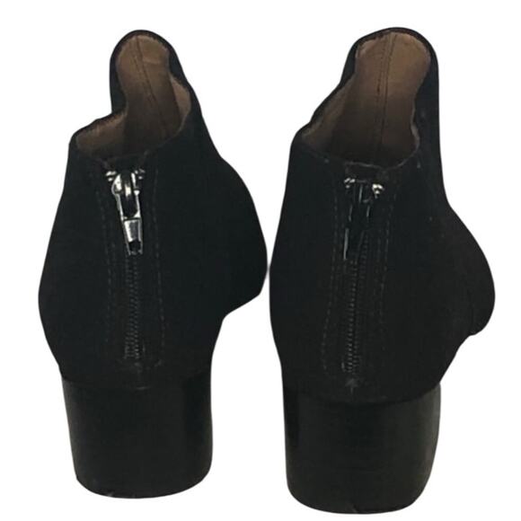 Bettye Muller Quill Pointed Toe Wool Booties Deep Purple Size 8.5 - Picture 8 of 16